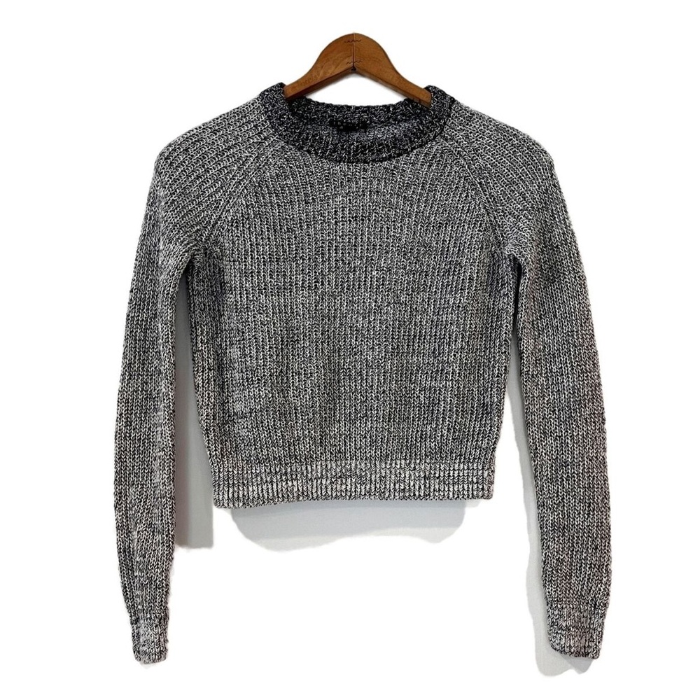 Theory Two Tone Blue Gray Women's Sweater - Petite Small